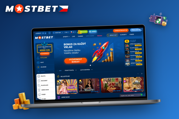 Mostbet desktop aplikace na širokúhlém monitoru v režimu celé obrazovky