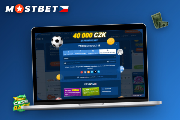 Mostbet registrace přes sociální sítě Google nebo Telegram – nejrychlejší přihlášení