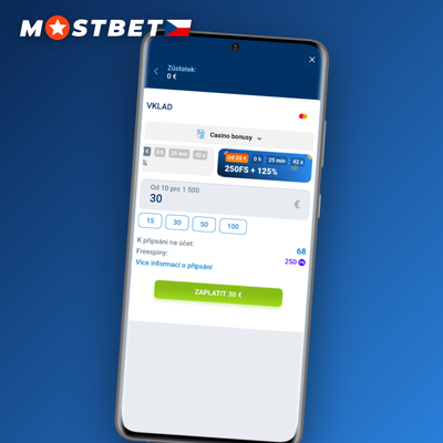 Bankovní převod z české banky jako tradiční metoda vkladu na Mostbet